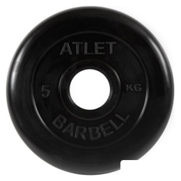 Диск MB Barbell Атлет 51 мм (1x5 кг) 2306410