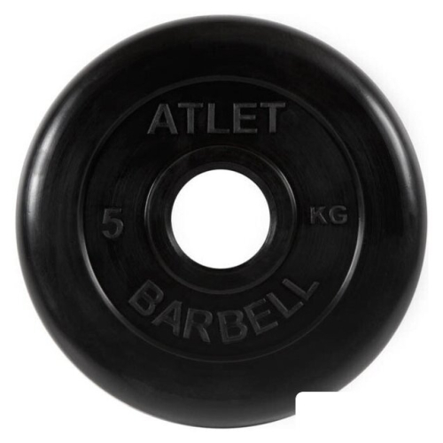 Диск MB Barbell Атлет 51 мм (1x5 кг)