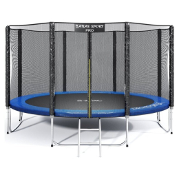 Батут Atlas Sport 312 см - 10ft Pro (4 ноги, внешняя сетка, синий) 9697318