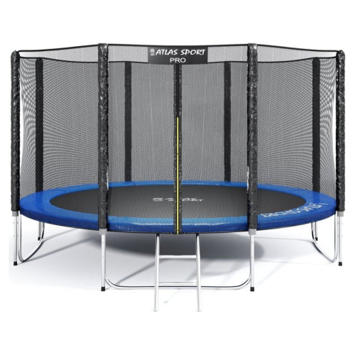 Батут Atlas Sport 312 см - 10ft Pro (4 ноги, внешняя сетка, синий)