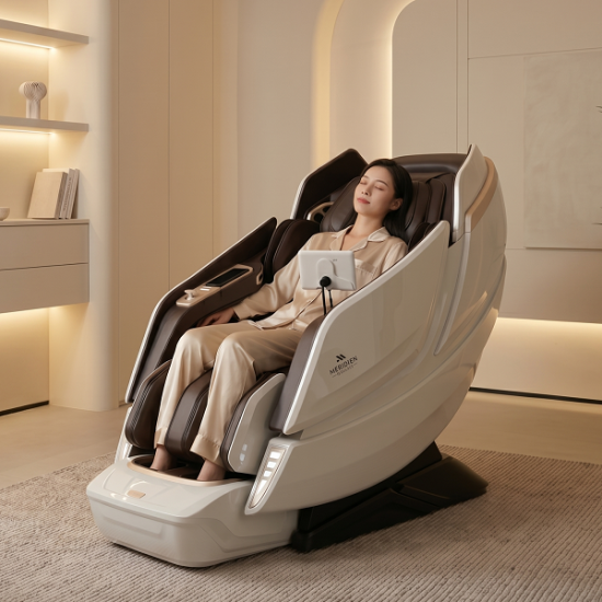 Массажное кресло Meridien Saint-Tropez (white)