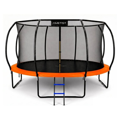 Батут AMETIST Pro Inside D435-14FT (синий/оранжевый)