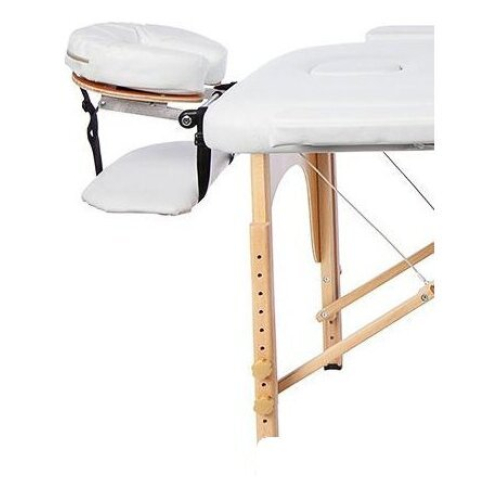 Массажный стол Atlas Sport складной 2-с 60 см деревянный (белый)