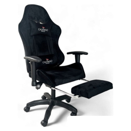 Игровое (геймерское) кресло Calviano 1585 (черный велюр) 9882017