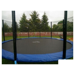 Батут Atlas Sport 490 см - 16ft Pro (с лестницей, внешняя сетка, синий) 364081