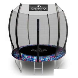 Батут Calviano Outside Master Smile 252 см - 8ft (внешняя сетка, с лестницей) 9640088