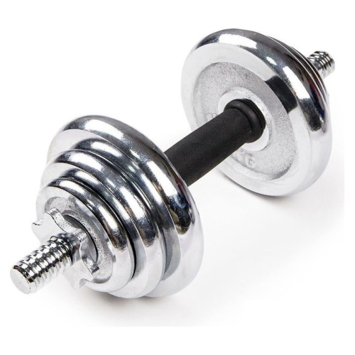 Набор гантелей AMETIST хромированные в чемодане 20 кг