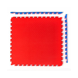 Будо-мат, 100 x 100 см, 20 мм, цвет сине-красный