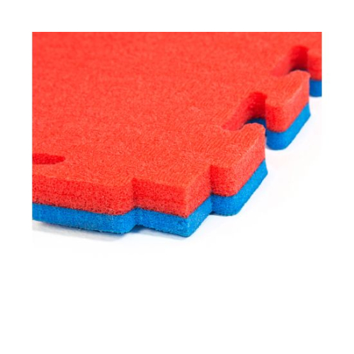 Будо-мат, 100 x 100 см, 20 мм, цвет сине-красный