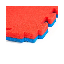 Будо-мат, 100 x 100 см, 25 мм, цвет сине-красный