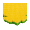 Будо-мат, 100 x 100 см, 20 мм, цвет жёлто-зелёный
