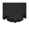 Будо-мат, 100 x 100 см, 25 мм, цвет чёрный