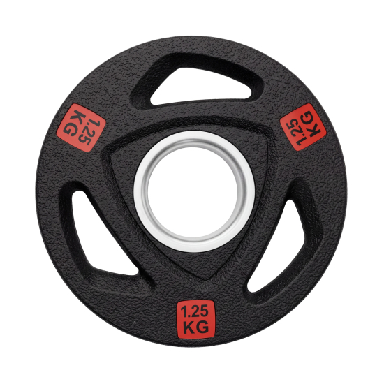 Диск 51 мм. NEO обрезиненный с 3-мя хватами  1,25 кг (2 штуки)   VictoryFit VF-ST510125-2