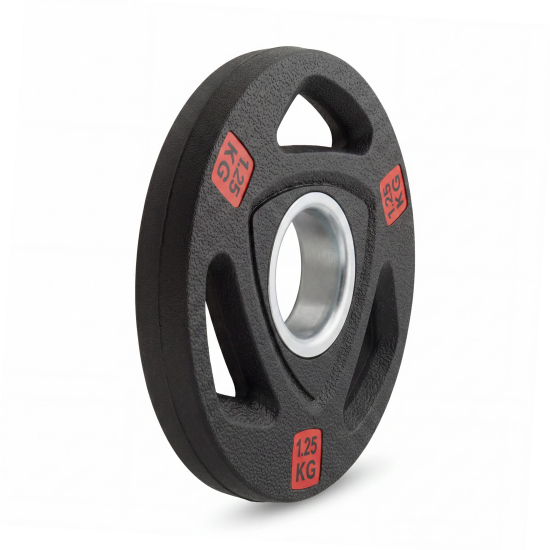 Диск 51 мм. NEO обрезиненный с 3-мя хватами  1,25 кг (2 штуки)   VictoryFit VF-ST510125-2