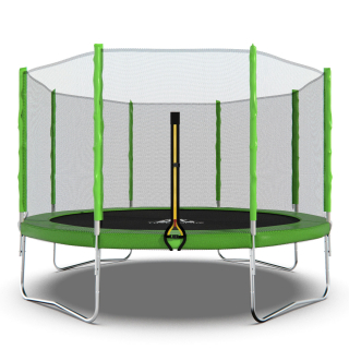 Батут DFC Trampoline Fitness с сеткой 12ft