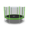 Батут DFC Trampoline Fitness с сеткой 12ft Светло-зелёный