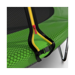 Батут DFC Trampoline Fitness с сеткой 12ft Светло-зелёный