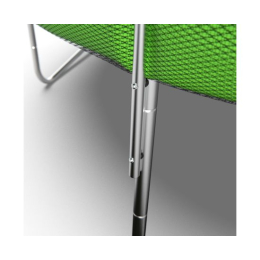 Батут DFC Trampoline Fitness с сеткой 12ft Светло-зелёный