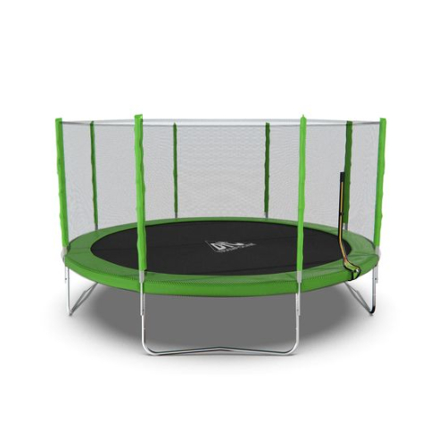 Батут DFC Trampoline Fitness с сеткой 14ft Светло-зелёный