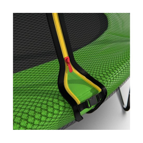 Батут DFC Trampoline Fitness с сеткой 14ft Светло-зелёный