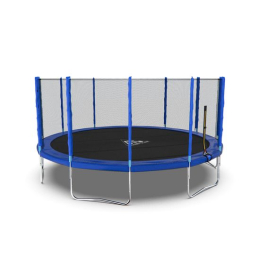 Батут DFC Trampoline Fitness с сеткой 16ft Синий