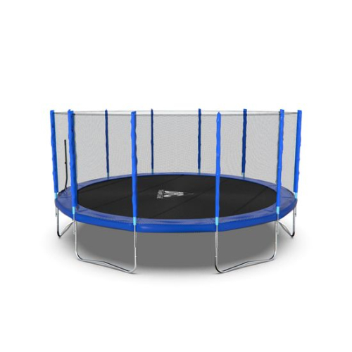Батут DFC Trampoline Fitness с сеткой 16ft Синий