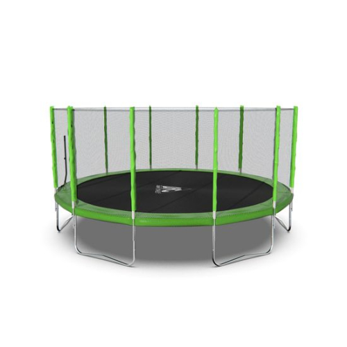 Батут DFC Trampoline Fitness с сеткой 16ft Светло-зелёный