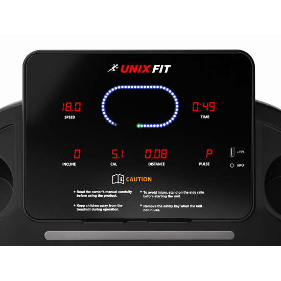 Беговая дорожка UNIX Fit ST-630R Black