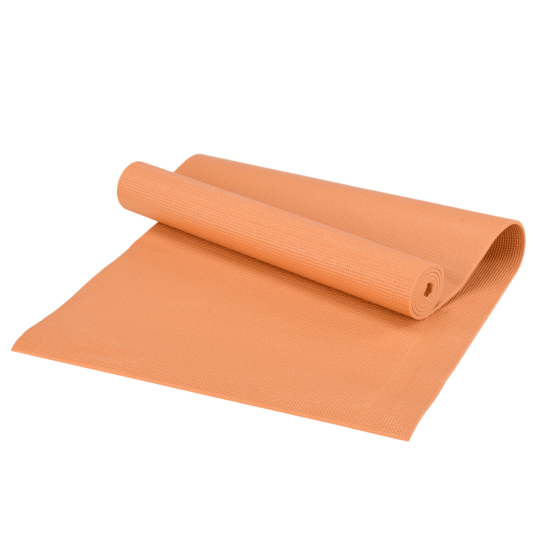 Коврик для фитнеса и йоги YM03-PVCYO-Orange 173 х 61 х 0,6 см