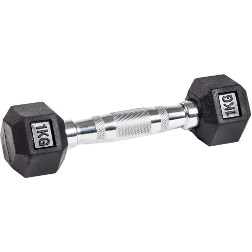 Гантель неразборная гексагональная VF-H010 (1 кг)