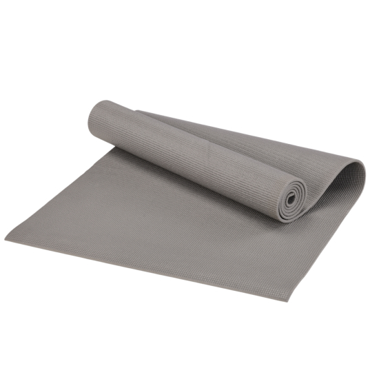 Коврик для фитнеса и йоги YM03-PVCYO-Grey 173 х 61 х 0,6 см