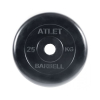 Диск обрезиненный BARBELL ATLET 25 кг / диаметр 51 мм