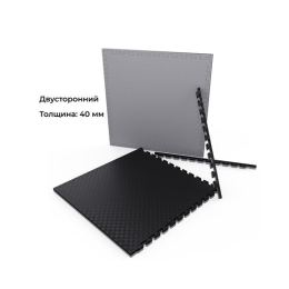 Будо-мат EVA DFC 100 x 100 см, 40 мм, цвет серо-графитовый