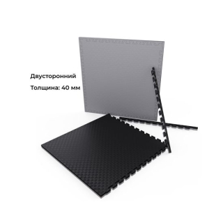 Будо-мат EVA DFC 100 x 100 см, 40 мм, цвет серо-графитовый