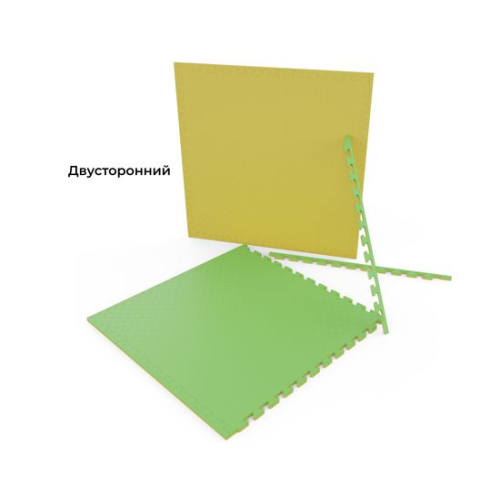 Будо-мат EVA DFC 100 x 100 см, 20 мм, цвет желто-зеленый