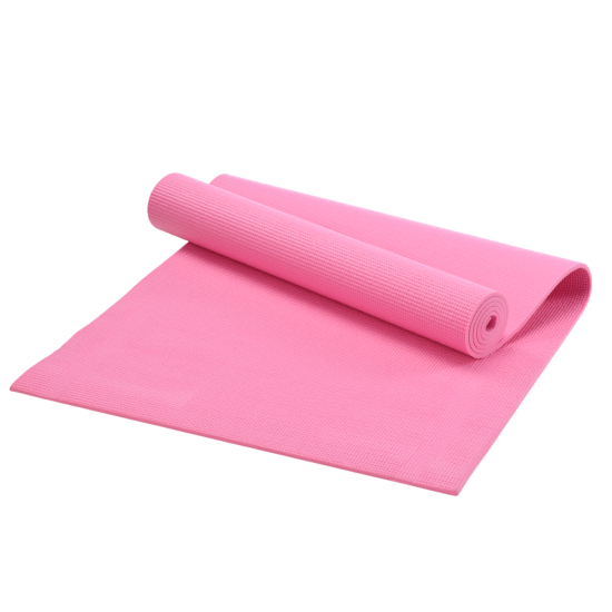 Коврик для фитнеса и йоги YM03-PVCYO-Pink 173 х 61 х 0,6 см