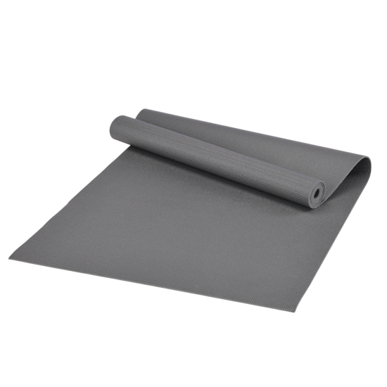 Коврик для фитнеса и йоги YM01-PVCYO-Grey 173 х 61 х 0,3 см