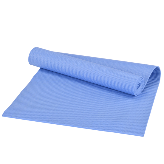 Коврик для фитнеса и йоги YM03-PVCYO-Blue 173 х 61х 0,6 см