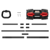 Гантель регулируемая 24кг + штанга + гиря, HYFIT, набор 3в1, D7080