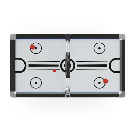 Игровой стол UNIX Line Аэрохоккей (226х125 cм) Black&White