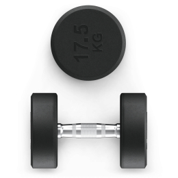 Гантель UNIX Fit PRO круглая обрезиненная 17,5 кг, 2 шт.