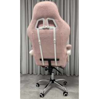 Вибромассажное кресло Calviano ASTI ULTIMATO pink fabric