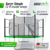 Батут UNIX Line Simple 12 ft Green (inside)