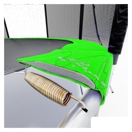 Батут Atlas Sport 312 см - 10ft Basic (с лестницей, внешняя сетка, зеленый) 5156063