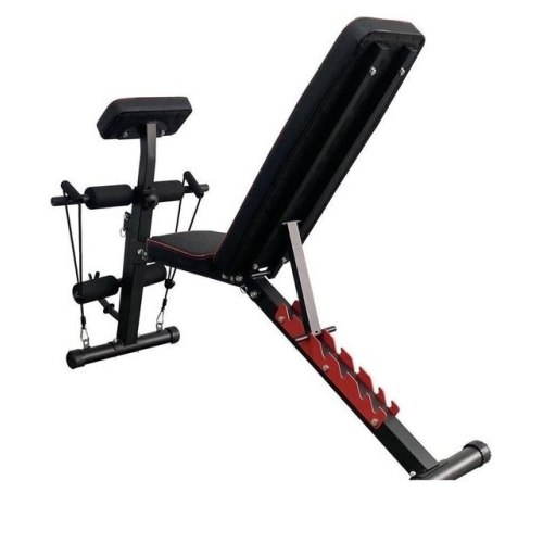 Силовая скамья Calviano 1003 (черный/красный)