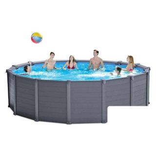 Каркасный бассейн Intex Graphite Gray Panel 26384 (478х124) 2021748