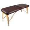 Массажный стол Atlas Sport складной 2-с деревянный 60 см (коричневый)