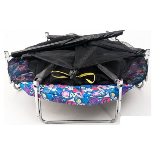 Батут Calviano Smile 140 см-4.5FT с внешней сеткой складной