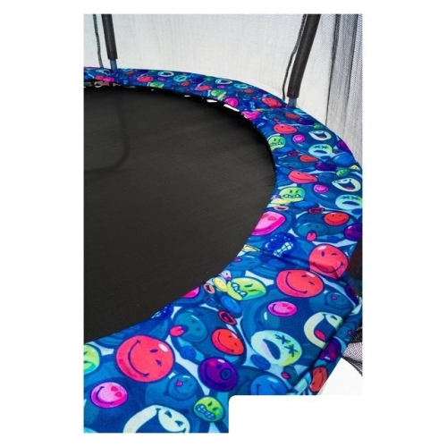 Батут Calviano Outside Master Smile 374 см - 12ft (внешняя сетка, с лестницей)