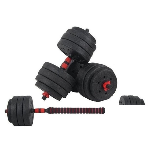 Набор гантелей с соединительным грифом  AMETIST с соединительным грифом композитные 24кг